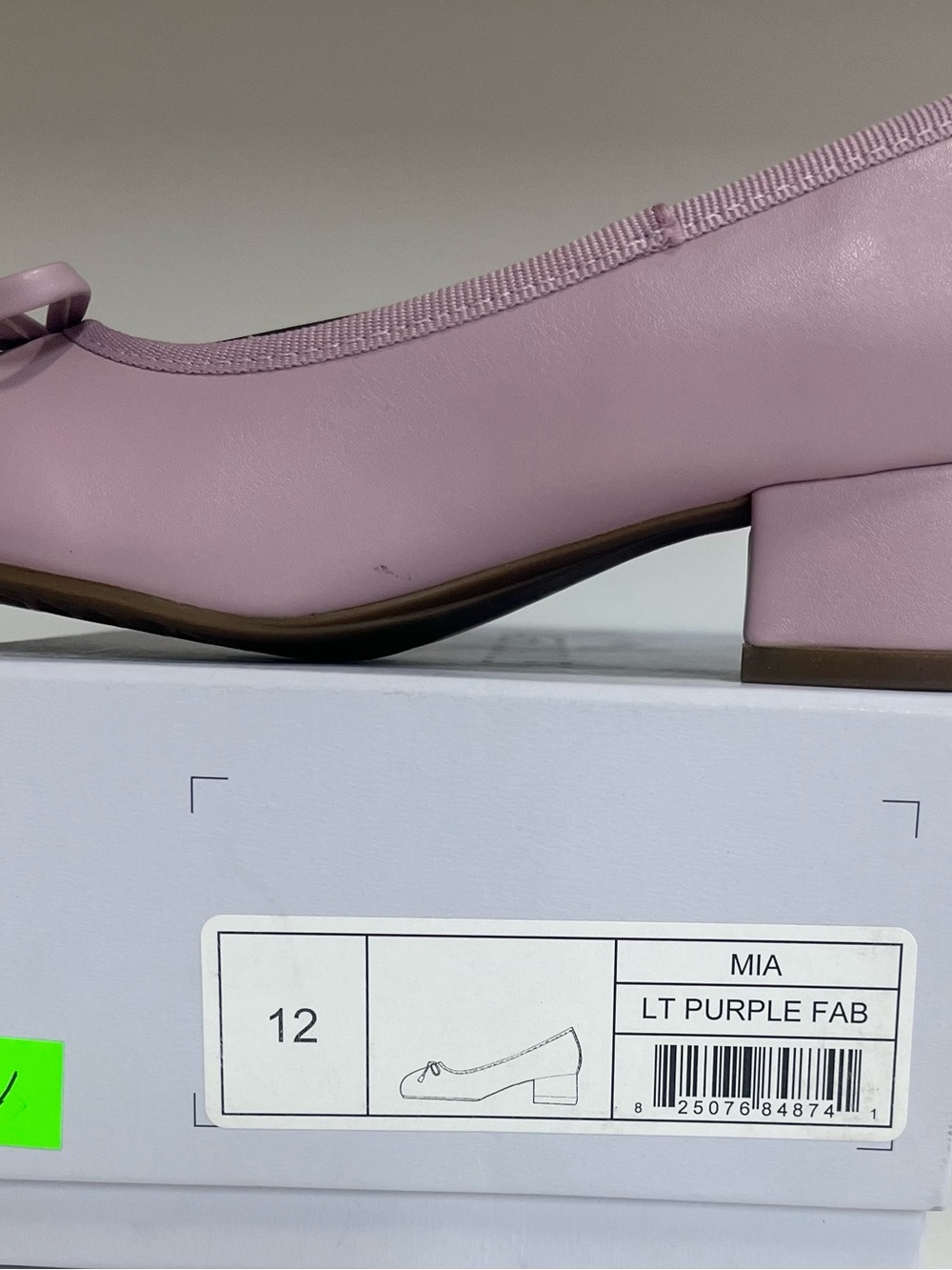 AEROSOLES Light Lavender Low Block Heel Ballet Flat